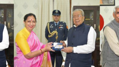 CG Governor: Vice Chancellors of various universities paid courtesy call on Chhattisgarh Governor Vishwabhushan Harichandan.