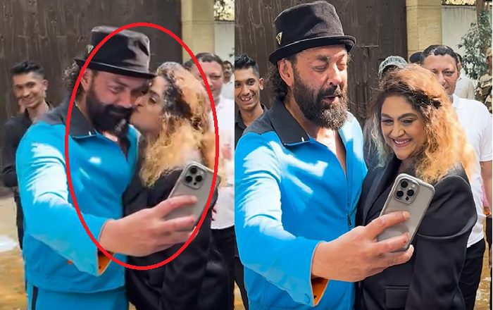 Bollywood actor Bobby Deol: Female fan kissed Bobby Deol while taking selfie